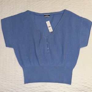 FEATHERWEIGHT CASHMERE V-NECK T-SHIRT